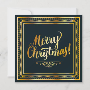 Elegant Christmas Flat Card