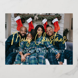 Elegant Christmas Holiday Family Group Photo