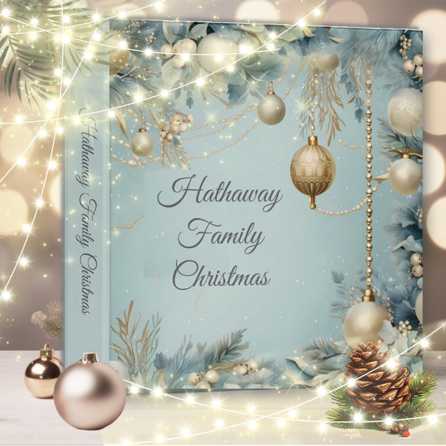 Elegant Christmas Holiday Photo Binder (Creator Uploaded)
