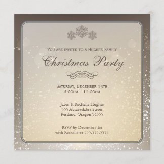 Elegant Christmas Invitation