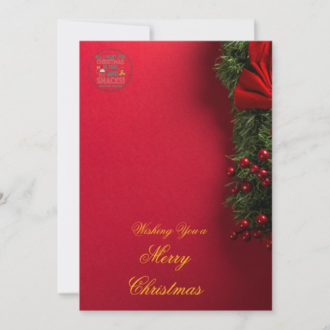 Elegant Christmas Invitation Card | Merry Christma (Front)