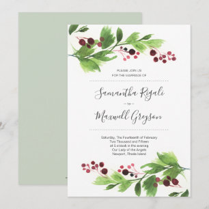 Elegant Christmas Invitations