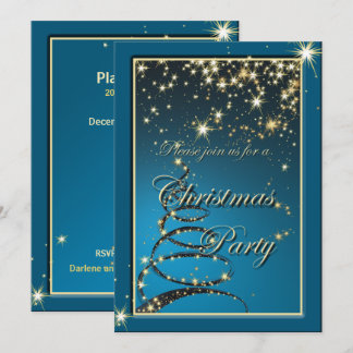 Elegant Christmas Magic Party Invite