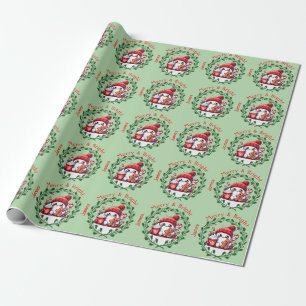 Elegant Christmas Merry and Bright Wrapping Paper
