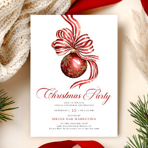 Elegant Christmas Party Corporate Invitation