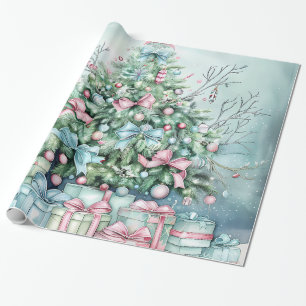 Elegant Christmas Party Modern Wrapping Paper