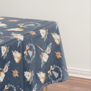 Elegant Christmas Pattern Tablecloth