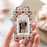 Elegant Christmas Personalized Photo Gift Tags<br><div class="desc">Personalized Elegant Christmas Photo Gift Tag that will definitely charm your loved ones. Matching items in our Elegant Christmas Botanical Collection - Designed by Cava Party Design</div>