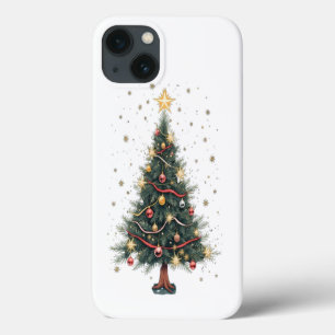 Elegant Christmas Tree iPhone 13 Case