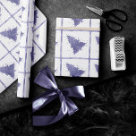 Elegant Christmas Tree | Charming Lavender Purple Wrapping Paper<br><div class="desc">Tis the season to celebrate and entertain! Lovely soft, shabby chic pastel lavender and sweet lilac purple palette abstract tree holiday party, hosting, and gifting accessories collection. This fun festive design features a whimsical sparkly Christmas tree with a frisky paint splatter enhanced with faux metallic glitter. For other colours or...</div>