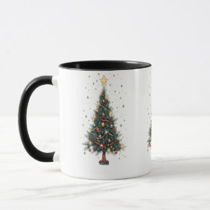 Elegant Christmas Tree Mug