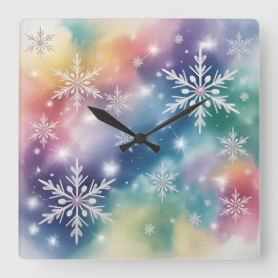 Elegant Christmas Wall Clock – Festive Winter Time
