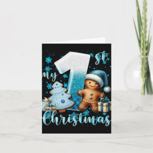 Elegant Christmas Watercolor Snow Toddler T Shirt  Card