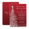 Elegant Christmas Wedding Red Silver