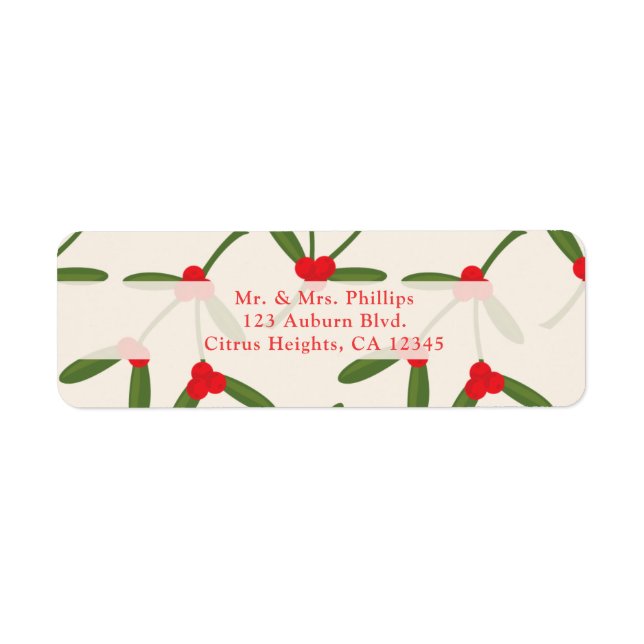 Elegant Christmas Winter Berries Holiday (Front)