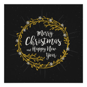 Elegant Christmas Wishes poster