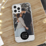 Elegant Circle Monogram iPhone 15 Plus Case<br><div class="desc">Elegant Circle Monogram</div>