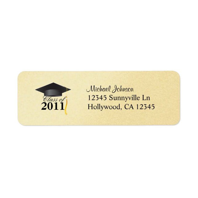 Elegant Class of 2011 Gold (Front)
