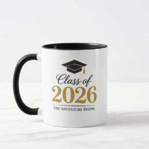 Elegant Class of 2026 Graduation Gift Mug