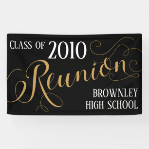 Elegant class reunion banner