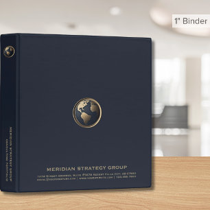 Elegant Classeur de consultation du logo Globe
