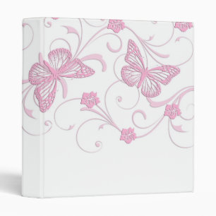 Élégant Classeur de papillon rose Dream