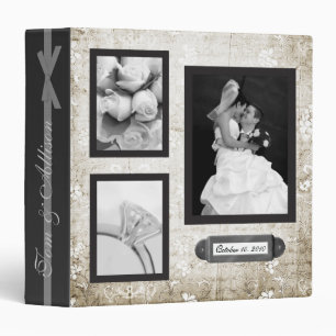 Élégant Classeur de scrapbook de mariage