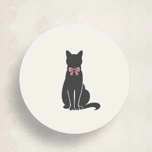 Elegant Classic Cat Seal Sticker