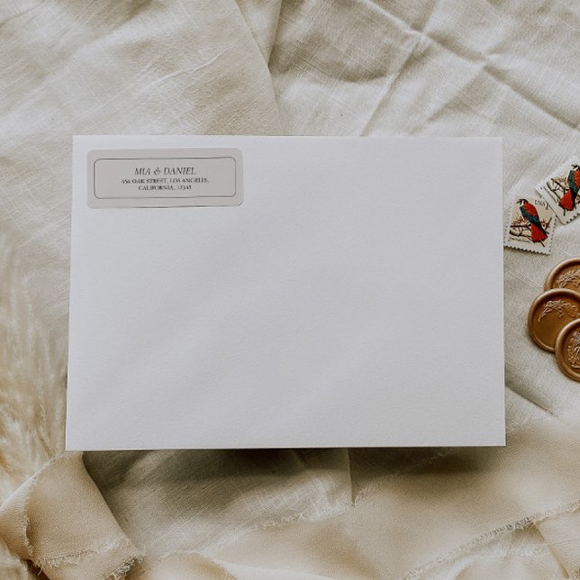 Elegant Classic Chic Grey Return Address (Creator Uploaded)