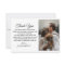 elegant classic chic thank you wedding photo  note