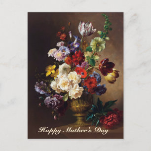 Elegant Classic Dutch Master Still Life Art Postcard