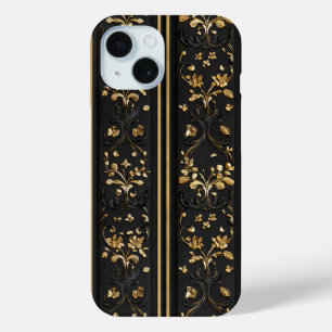 Elegant Classic Floral Pattern iPhone 15 Case