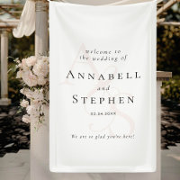 Elegant, Classic, Monogram, White Wedding