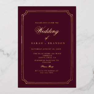 Elegant Classic Old painting Wedding