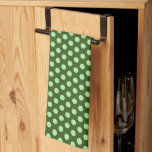 Elegant Classic Rustic Polka Dots Green Template Kitchen Towel<br><div class="desc">Elegant Classic Rustic Polka Dots Green Template Cute Kitchen & Dining / Table & Kitchen Linens/ Blank Template Forest Green Kitchen Towel.</div>