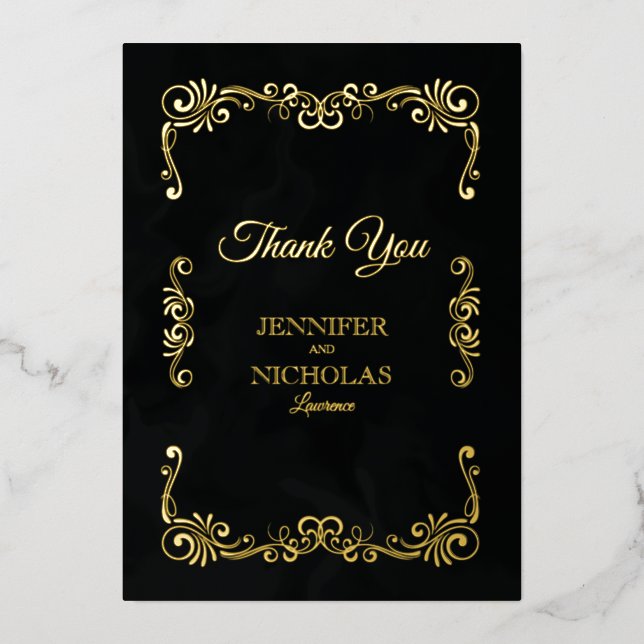 Elegant Classic Vintage Formal Wedding (Front)