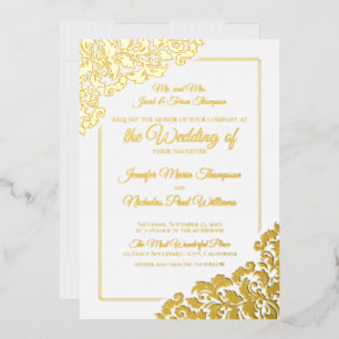 Elegant Classic With Floral Ornaments for Wedding