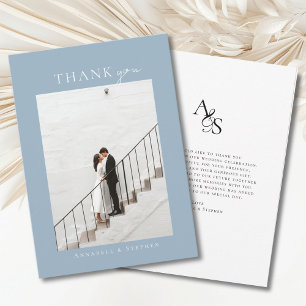 Élégant, Classique, Monogramme, Merci ! 1 Photo