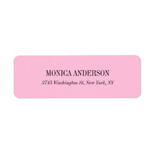 Élégant classique simple rose unique original