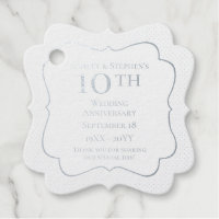 Elegant Classy 10th Wedding Anniversary