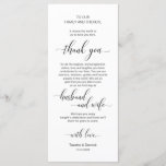 Elegant Classy Black, Place Setting Thank You Card<br><div class="desc">This is the Modern classy Black, Dinner Place Setting Thank You Cards. Share the love and show your appreciation to your guests, when they sit down at their seat and read this personalised charming thank you place setting card. It's a wonderful way to kick off your special day celebration! Please...</div>