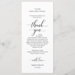 Elegant Classy Black, Place Setting Thank You Card<br><div class="desc">This is the Modern classy Black, Dinner Place Setting Thank You Cards. Share the love and show your appreciation to your guests, when they sit down at their seat and read this personalised charming thank you place setting card. It's a wonderful way to kick off your special day celebration! Please...</div>