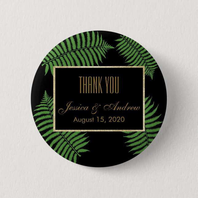 Elegant Classy Bracken Wedding 2 Inch Round Button (Front)