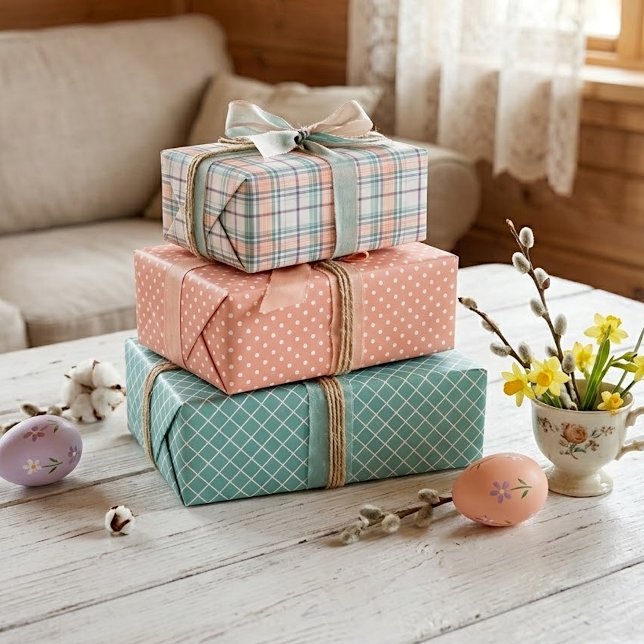 Elegant Classy Chic Plaid Gift Wrap Sheet Set (Creator Uploaded)