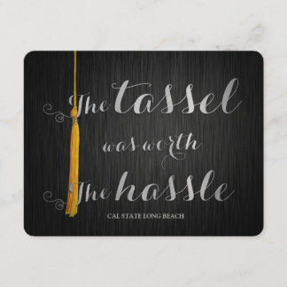 Elegant & Classy Class of 2016 College Graduation Announcement