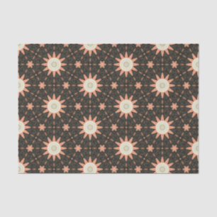 Elegant Classy Geometric Pattern Abstract Floral Tissue Paper