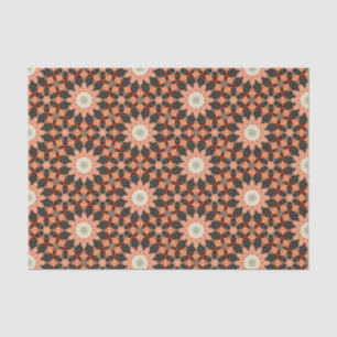 Elegant Classy Geometric Pattern Abstract Floral Tissue Paper