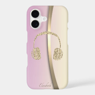 Elegant Classy Glitter Headphones -Personalized