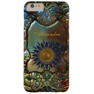 Elegant Classy Gold Metal Art Nouveau Barely There iPhone 6 Plus Case