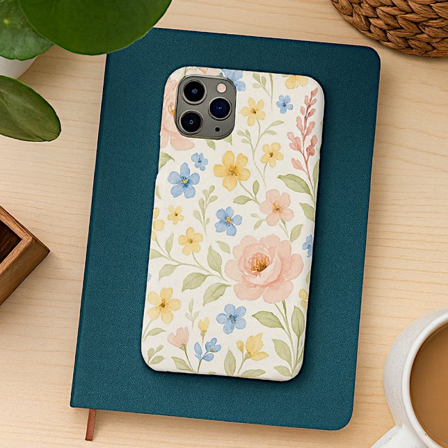 Elegant Classy Shabby French Floral Art Pattern Case-Mate iPhone Case (Creator Uploaded)